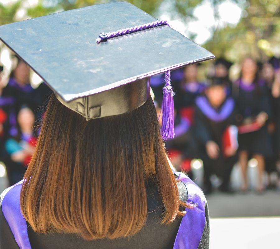 Graduate Wearing a Hat